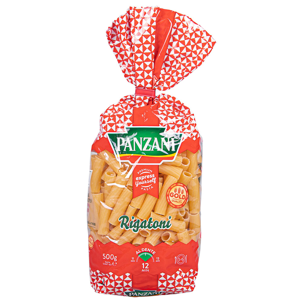 PASTA PANZANI RIGATONI 500G