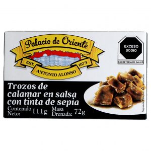 TROZOS DE CALAMAR EN SU TINTA PALACIO DE ORIENTE