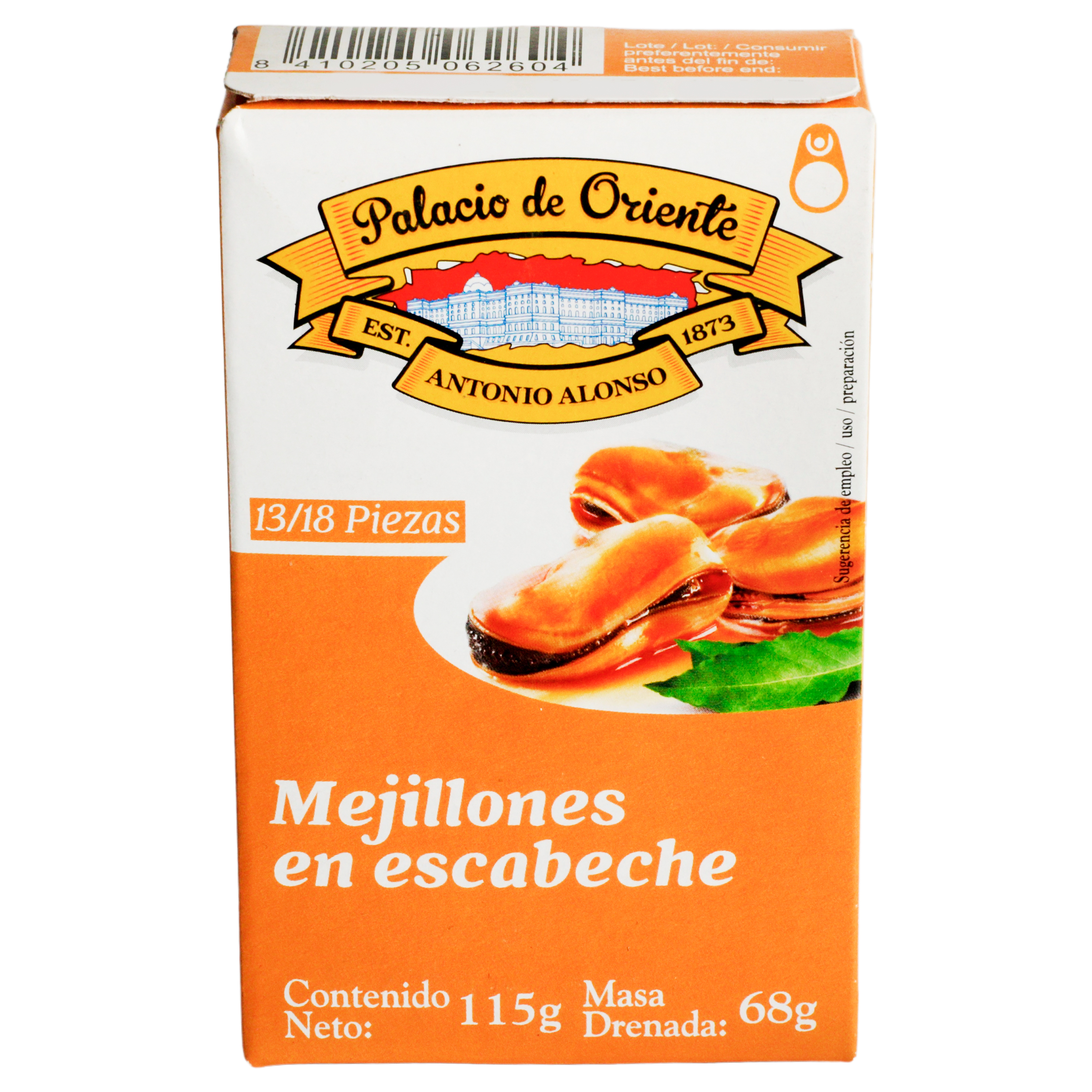MEJILLONES EN ESCABECHE PALACIO DE ORIENTE 115G - Imagen 5