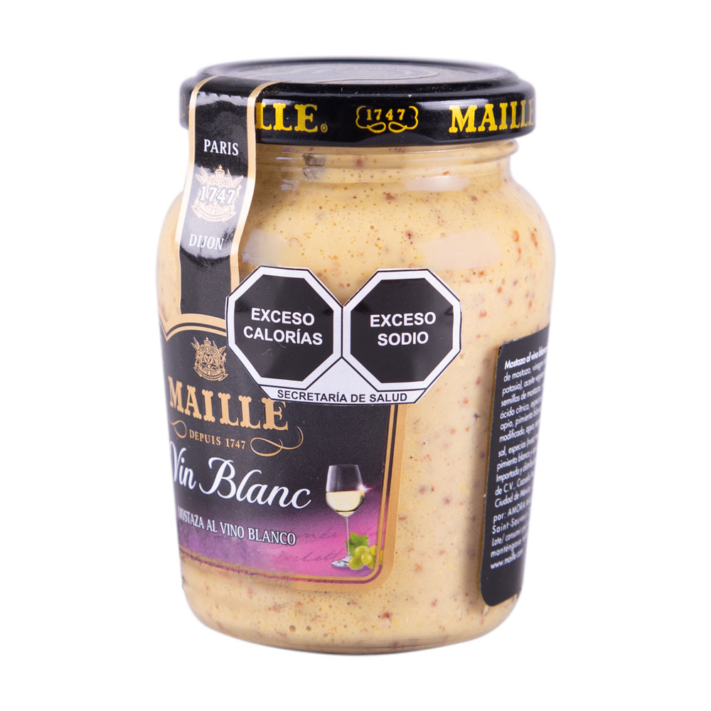 MOSTAZA MAILLE FINA SELECCIÓN VINO BLANCO - Imagen 2