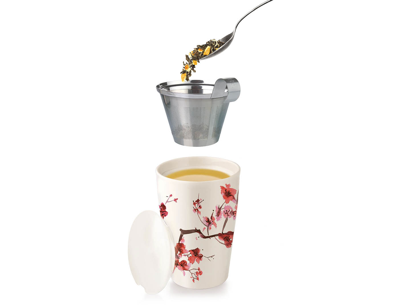 TAZA INFUSOR KATI CHERRY BLOSSOM - Imagen 3