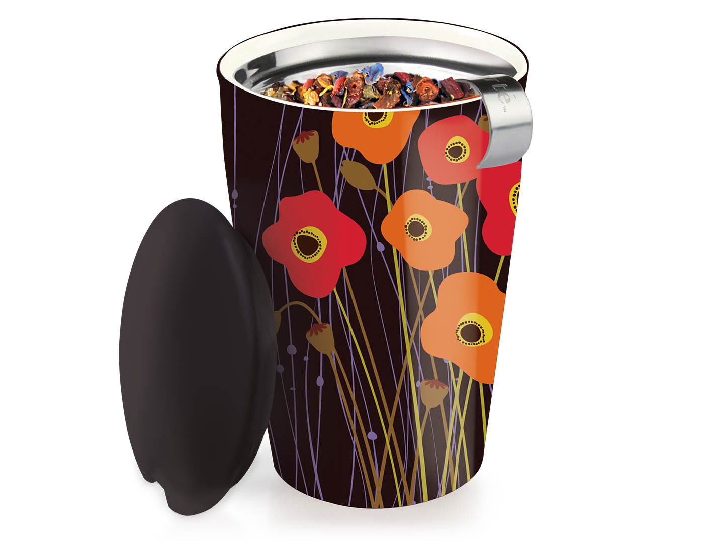TAZA INFUSOR KATI POPPY FIELDS - Imagen 3