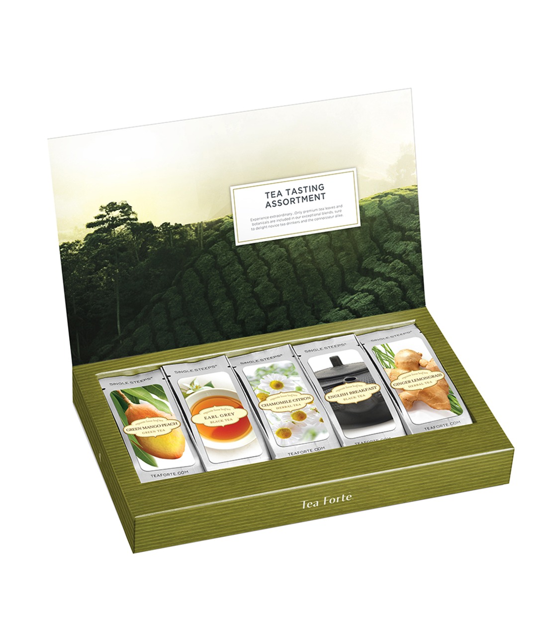 SINGLE STEEPS® TEA TASTING ASSORTMENT 63G - Imagen 2