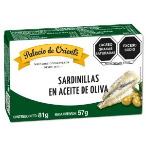 SARDINILLA EN ACEITE DE OLIVA PALACIO DE ORIENTE 81G