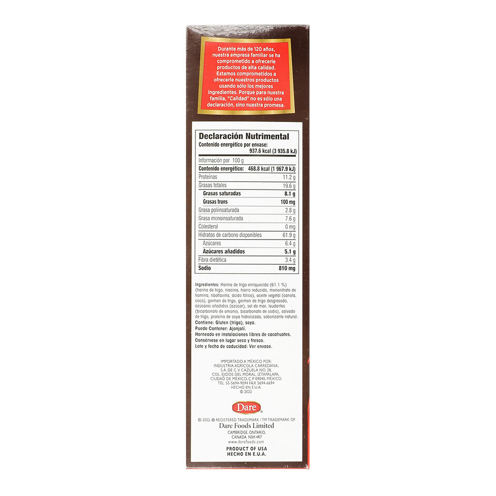 GALLETA DARE BRETON ORIGINAL 200g - Imagen 2