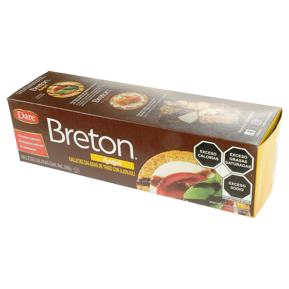 GALLETA DARE BRETON CON AJONJOLÍ 200g - Imagen 3