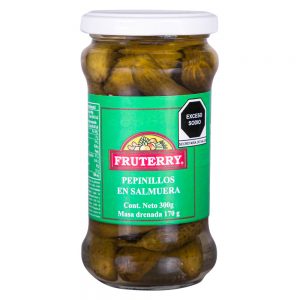 PEPINILLOS EN VINAGRE FRUTERRY 300G