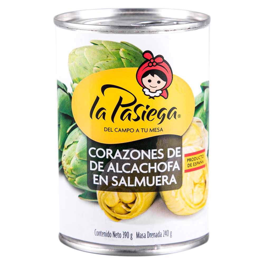 CORAZONES DE ALCACHOFA EN SALMUERA LA PASIEGA 390G