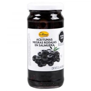 ACEITUNAS NEGRAS EN RODAJAS LA PASIEGA 220G