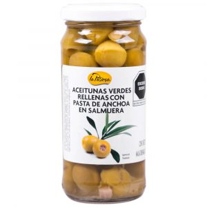 ACEITUNAS RELLENAS DE ANCHOA LA PASIEGA 230G