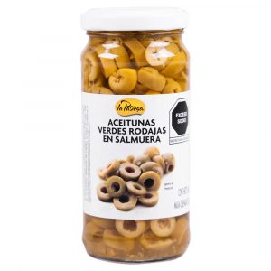 ACEITUNAS VERDES EN RODAJAS LA PASIEGA 240G