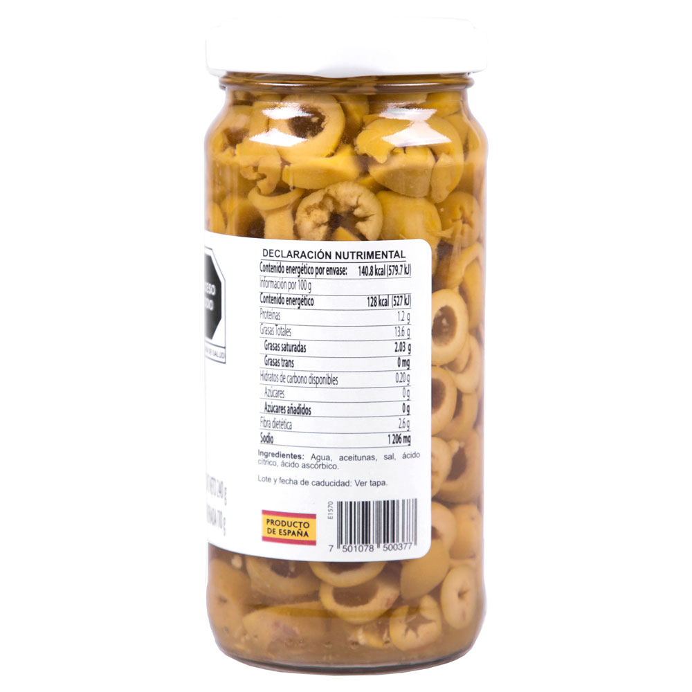 ACEITUNAS VERDES EN RODAJAS LA PASIEGA 240G - Imagen 2