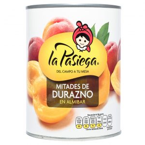 MITADES DE DURAZNO EN ALMIBAR LA PASIEGA 820G