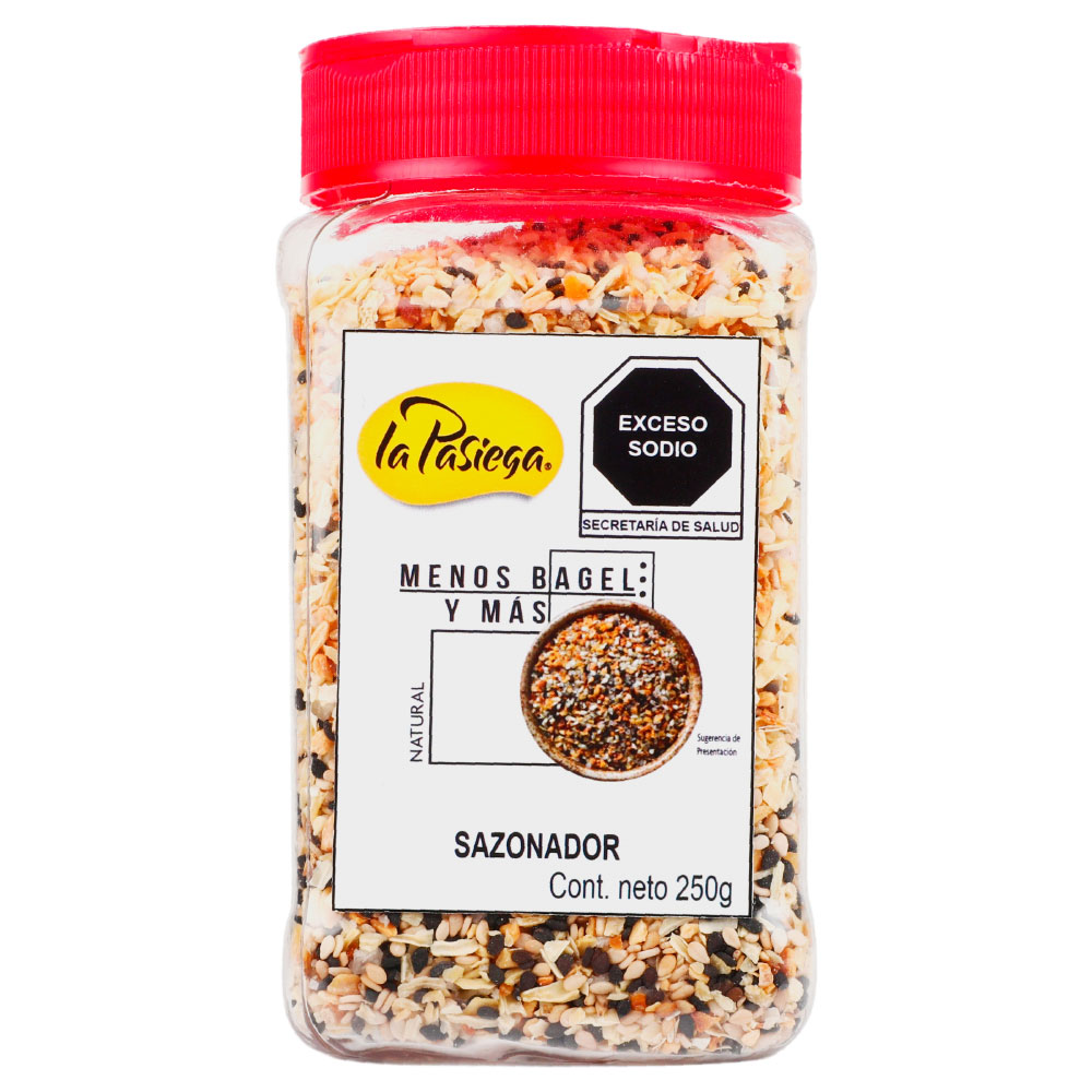 SAZONADOR MENOS BAGEL Y MÁS NATURAL 70g y 250gr