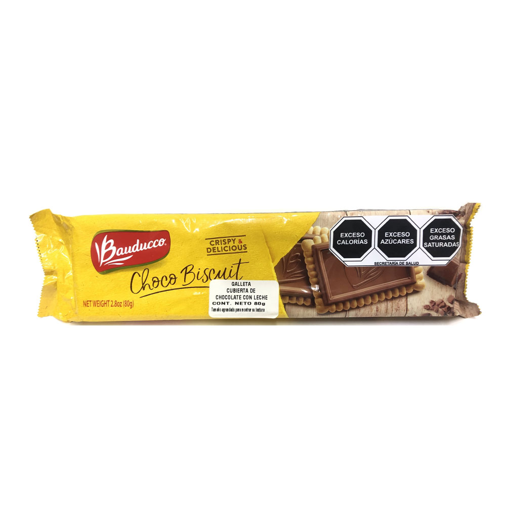 GALLETA BAUDUCCO CUBIERTA DE CHOCOLATE CON LECHE 80G