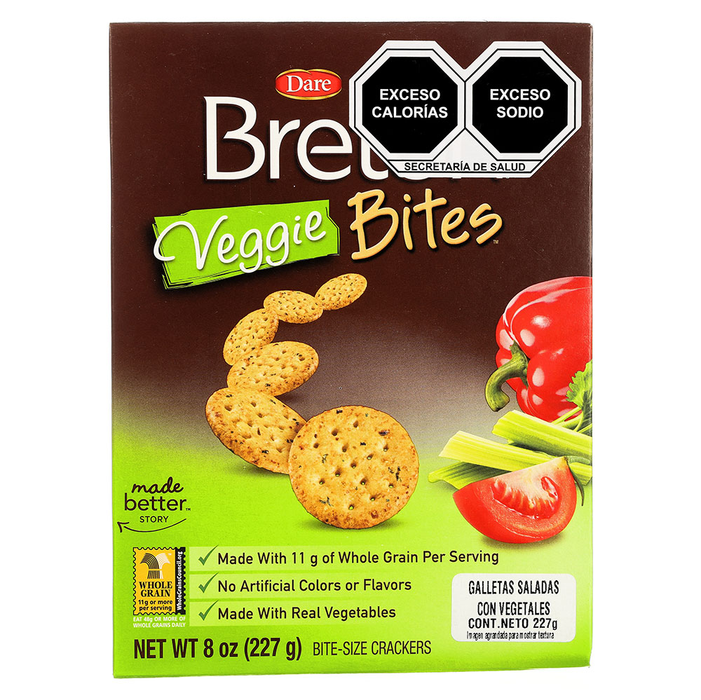 GALLETA BITES VEGETALES 1/200g